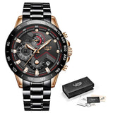 LIGE 2020 New Fashion Mens Watches